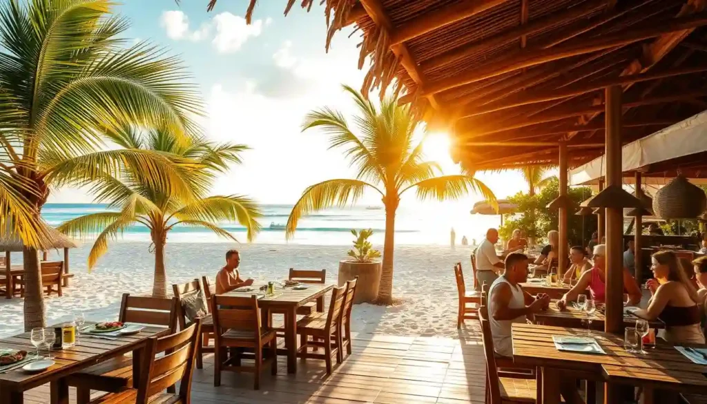 Beachfront Restaurants Holbox