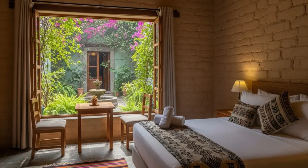 Accommodation with amenities