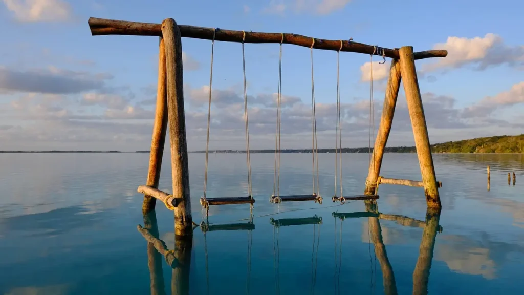 Bacalar Wooden Swing