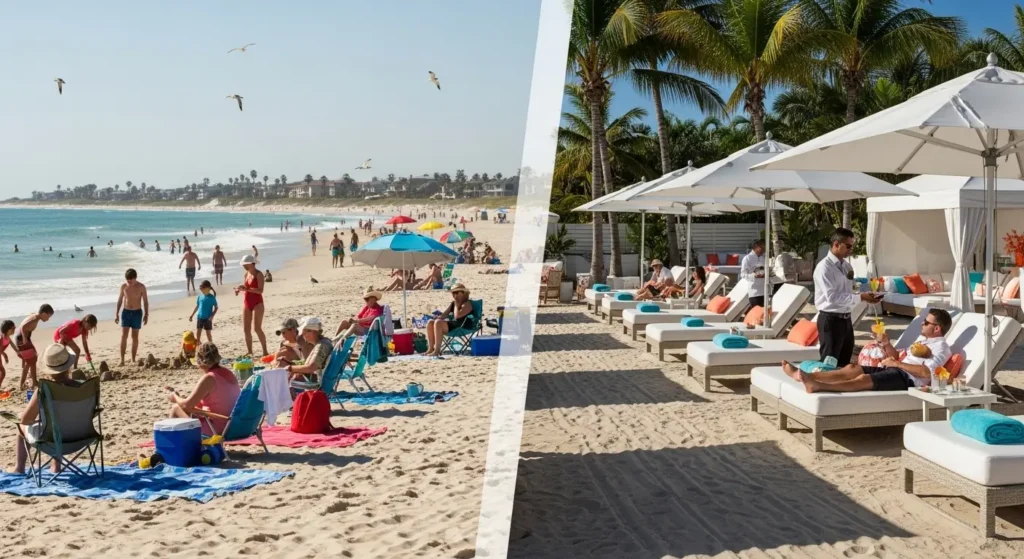 Free vs Paid beach Entry