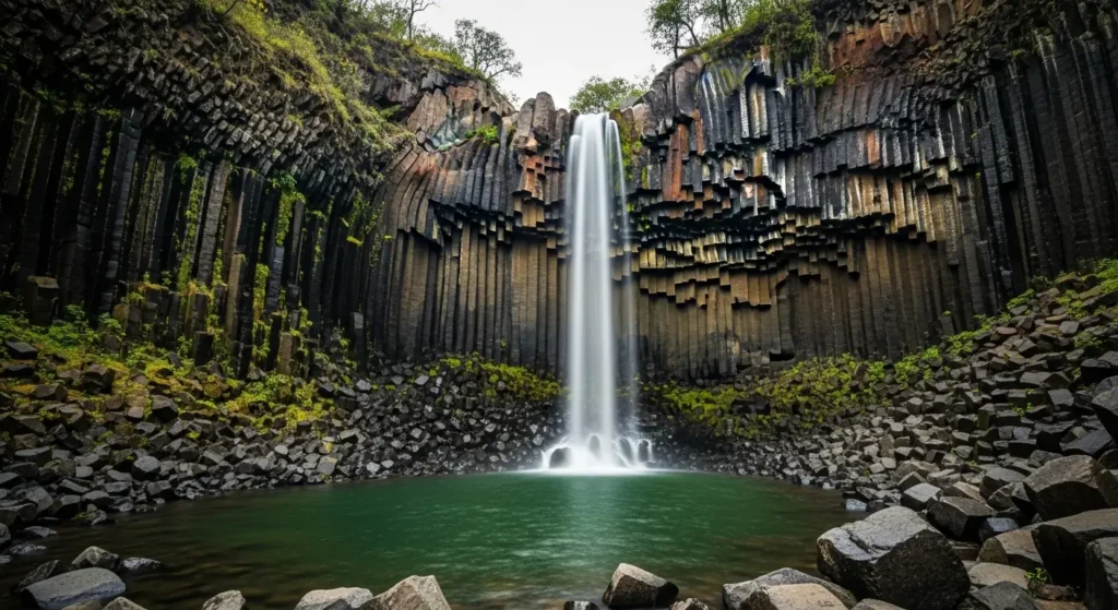 Huasca de Ocampo waterfall