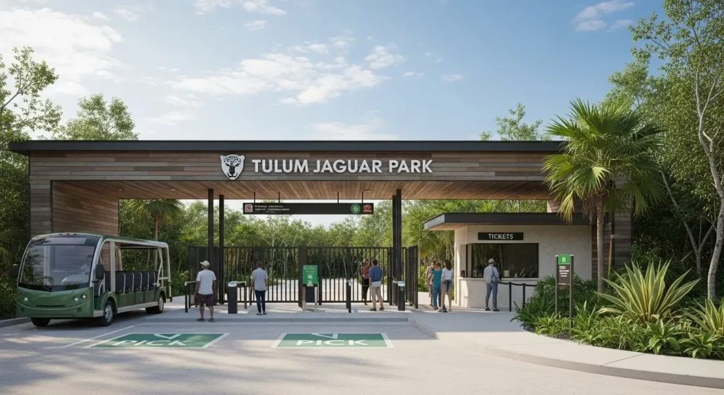 Tulum Jaguar Park entry