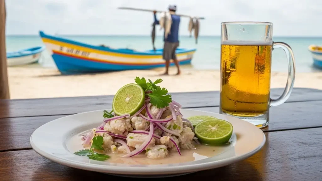 25 Best Things to Do in Puerto Morelos, Quintana Roo, Mexico In 2025 breakfast with a drink on beach